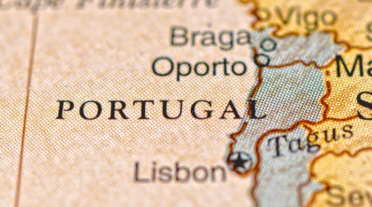 Mapa Portugalii