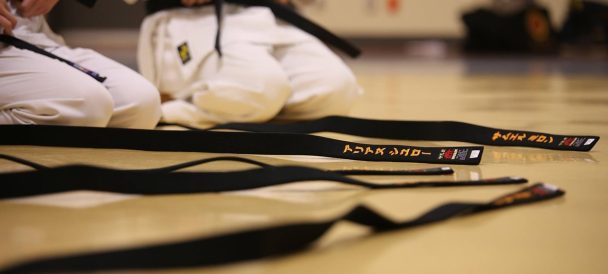 czarny pas zajecia karate