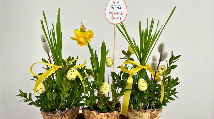 Ozdoby świateczne w ceramicznych jajeczkach