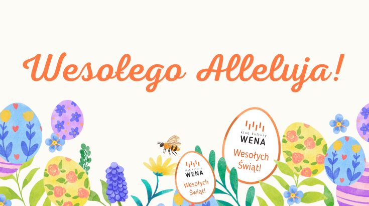 jajeczka świateczne z napisem wesołego Allelują